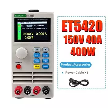 Профессиональный программируемый тестер нагрузки постоянного тока KUAIQU ET5420/ET5410