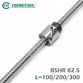 Профессиональный шариковый винт TBI Motion C7 BSH82.5 с высокоточной мини шариковой гайкой 100/200/300 мм, детали для ЧПУ премиум-класса