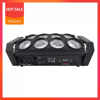 Профессиональный светодиодный светильник GZYLIGHTING 8x12W RGBW для сцены