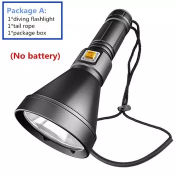 Профессиональный водонепроницаемый фонарик enjoydeal XHP90 1500 люмен