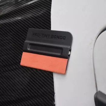 Профессиональный пластиковый мягкий замшевый Магнитный скребок для виниловой упаковки автомобиля, для окон автомобиля, блестящий оттенок A10