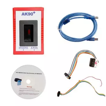 Программатор ключей AK90 V3.19 OBD2, диагностический инструмент AK90, все для ключей BMW EWS от 1995-2009, Ak 90, идентификационные ключи
