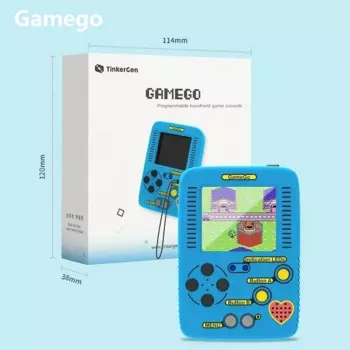 Программируемая игровая консоль GameGo, графическое программирование, детские игрушки для начальной и средней школы, учебные пособия