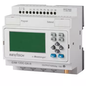 Программируемое реле Wi-Fi PLC EXM-12DC-DA-R-N-HMI для контроллера автоматизации