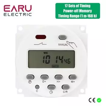 Цифровой программируемый таймер EARUELECTRIC CN101