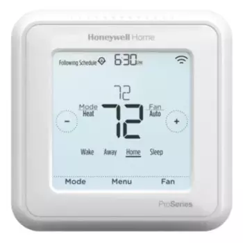 Программируемый термостат Honeywell TH6220WF2006/U Lyric T6 Pro Wi-Fi с уровнями до 2 тепловых/1 холодных тепловых насосов