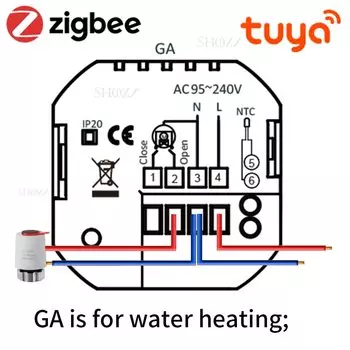 Программируемый термостат SHOJZJ для отопления