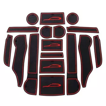 Прокладка дверного слота для Subaru Forester SK 2019-2021, Противоскользящий коврик с желобом, подставка под чашку, подставка под ворота, автомобильные аксессуары