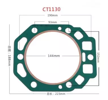Прокладка головки блока цилиндров для одноцилиндрового двигателя Changchai / Jiangdong