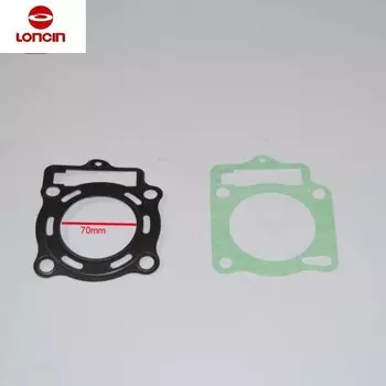 Прокладка головки двигателя с воздушным охлаждением LONCIN 65,5 мм, 70 мм, 250 куб. См, мотовездеход, квадроцикл, цилиндр lc166fmm LC170MM CB250 loncin с водяным охлаждением