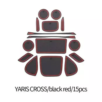 Прокладка дверного слота с правым рулем для Toyota YARIS CROSS 2020, противоскользящая, грязеотталкивающая, износостойкая, устойчивая к царапинам автомобильные аксессуары