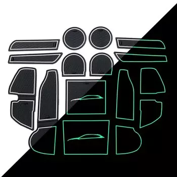 Прокладка слота двери автомобиля для SUBARU IMPREZA 2018-2019, силиконовые противогрязные Водонепроницаемые Инструменты, противоскользящие подставки, аксессуары для интерьера