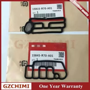 Прокладка VTEC для Honda 15815R70A01, 15845R70A01, соленоид, Комплект прокладок, Головка блока цилиндров, черная, 2 шт.