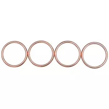 Прокладка выхлопной трубы мотоцикла, 4 шт., 42x36x2,5 мм