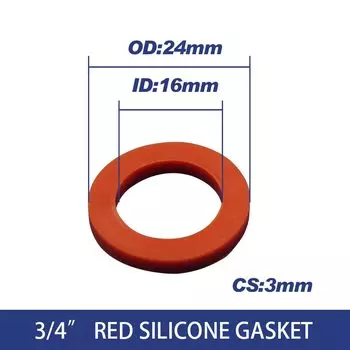 Прокладки OJP Flat Ring из резины, силикона и PTFE 1/2", 3/4", 1"