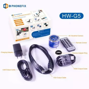 Промышленная камера Mshiwi 4K CMOS IMX377 500X