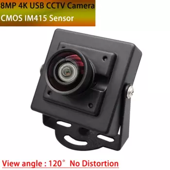 Промышленная широкоугольная веб-камера 4K HD 8MP IMX415 MJPEG UVC OTG USB Plug and Play Мини металлическая видеокамера для ПК, компьютера, ноутбука