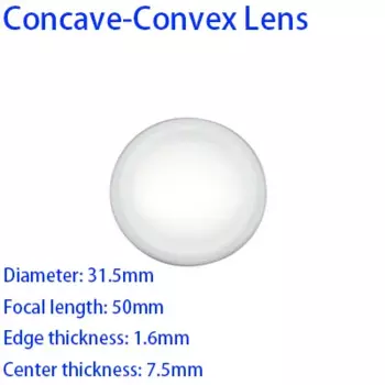 Промышленная вогнуто-выпуклая линза VBNM стекло
