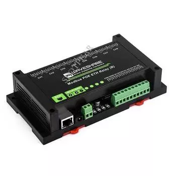 Промышленное реле Modbus POE ETH RJ45 к 8-канальному реле B RTU/Modbus TCP-Ethernet для IOT