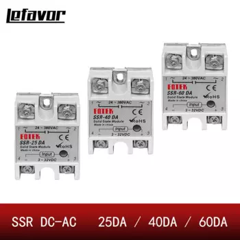 Твердотельные реле Lefavor SSR-40DA 40A/250V 10 шт.
