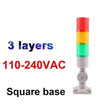 Промышленный 3-слойный светодиодный сигнальный светильник DIANQI