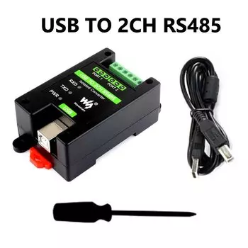 2-канальный преобразователь Waveshare USB в RS485 FT2232HL, изолированный преобразователь класса