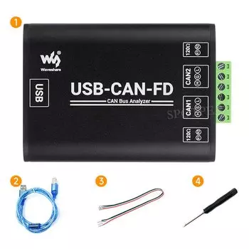 Промышленный логический анализатор данных шины CAN/CAN FD Коммуникация адаптера USB к CAN FD