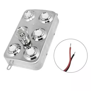 DC36-48V ультразвуковой промышленный атомайзер из нержавеющей стали, 6 головок, увлажнитель, генератор тумана без источника питания