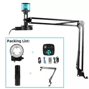 KUAIQU Промышленный видеомикроскоп 60MP 4K 150X