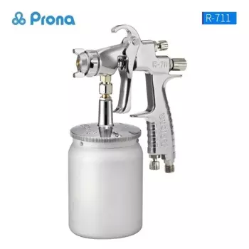 Prona R-711 воздуха Краски пистолет-распылитель для автомобилей R711 тяжести всасывания Давление пневматический инструмент мини Краски ing пистолет распылитель инструменты сопла