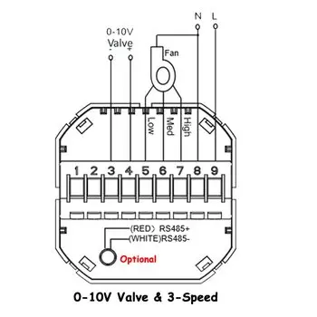 HESSWAY EC 0-10V Термостат вентилятора