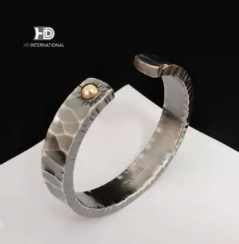 Простой браслет из серебра 925 пробы с рисунком молотков, винтажный женский браслет, серебряный браслет в подарок