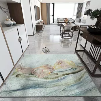 Простой коврик для входной двери, ковер, домашний Противоскользящий коврик из ПВХ для дверей прихожей, кухонный коврик, коврик для ванной, коврики на заказ