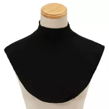 Простой накладной воротник Dickey, Женские Модальные полуворотники, модная однотонная водолазка, высокий воротник, съемный воротник