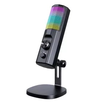 Простые в использовании игровые USB-микрофоны с отключением звука и регулировкой громкости для стримеров R58F