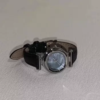 Простые женские часы, маленькие кварцевые наручные часы Djal, популярные часы для девушек, круглые часы с кожаным ремешком в подарок, ЧПУ, жемчужные часы HapyyHыe