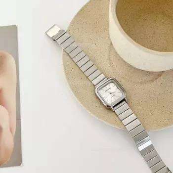 Простые женские часы, универсальные часы, студенческие кварцевые часы с бамбуковым узлом и стальным ремешком, роскошные подарочные часы, наручные часы Relojes