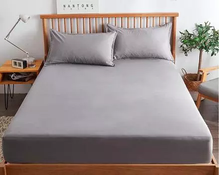 Простыня на резинке Kekegentleman 100% хлопок