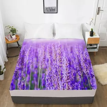 Простыня ZUEXVOFY с цифровым принтом 180/150/160x200