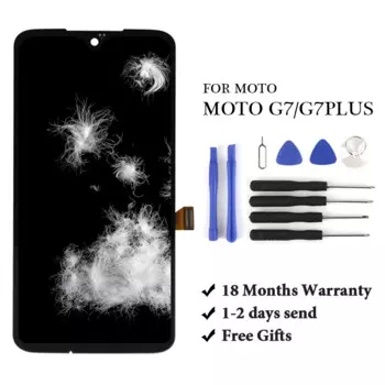 Протестированный ЖК-дисплей для Moto G7, ЖК-дисплей для Moto G7 PLUS, ЖК-дисплей для Moto G7 G7 PLUS, ЖК-дисплей с сенсорным дигитайзером в сборе