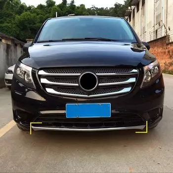 Противоскользящая накладка на передний бампер для Mercedes-Benz Vito W447 2014-2019