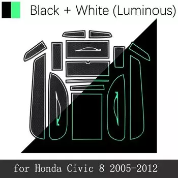 Противоскользящая резиновая накладка на чашку для Honda Civic 8 поколения, 2006, 2007, 2008, 2009, 2010, 2011, автомобильные аксессуары