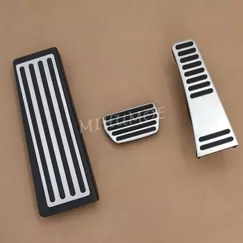 Противоскользящая стальная подставка для ног, набор накладок на педаль газа и газа для Volvo S60 V60 S90 V90, аксессуары