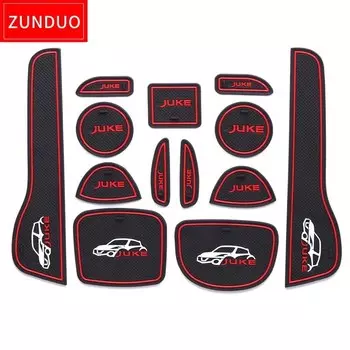 Противоскользящие накладки для подстаканников Nissan Juke 2013 - 2016 Nismo s sl sv, декоративные аксессуары, Нескользящие коврики, аксессуары для дверей