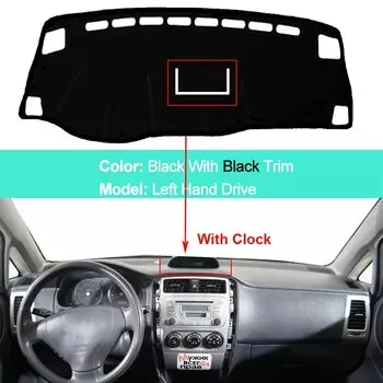 Противоскользящий чехол на внутреннюю панель автомобиля, коврик для приборной панели для Suzuki Liana 2005-2013, ковер, подушка, Солнцезащитный коврик, протектор 2006 2007