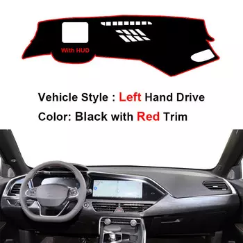 Противоскользящий чехол на внутреннюю панель автомобиля, коврик для приборной панели для Geely Tugella FY11 2019-2024, коврик, ковер, подушка, Солнцезащитный коврик, протектор