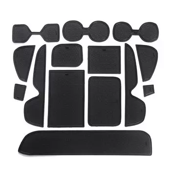 Противоскользящий коврик для чашки для Toyota RAV4 2019 ~ 2022 XA50 RAV 4 50 Коврики со слотами для ворот Резиновые накладки Коврик Нескользящие автомобильные наклейки Аксессуары