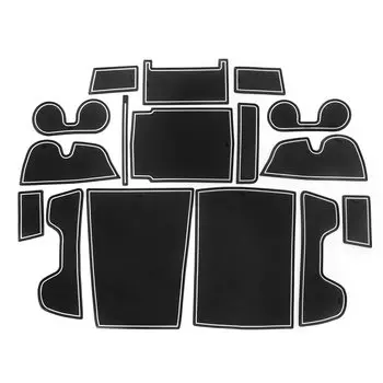 Противоскользящий коврик для чашки с прорезями для ворот для Toyota Bz4x 2021 2022 2023, аксессуары для интерьера Subaru Solterra, нескользящая накладка на дверную пазку