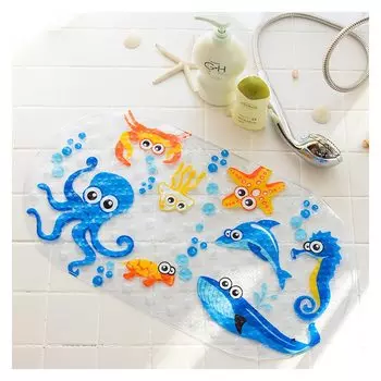 Противоскользящий коврик для ванной ELESAHOME многоцветный