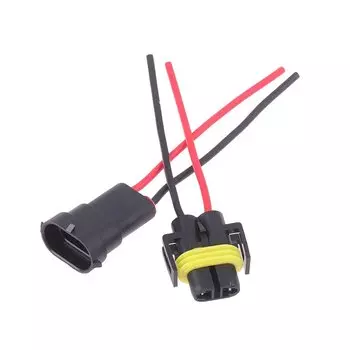 Противотуманная фара, лампа 1/2 шт., H8 H9 H11, розетка «папа-мама», адаптер, разъем, жгут проводов кабеля